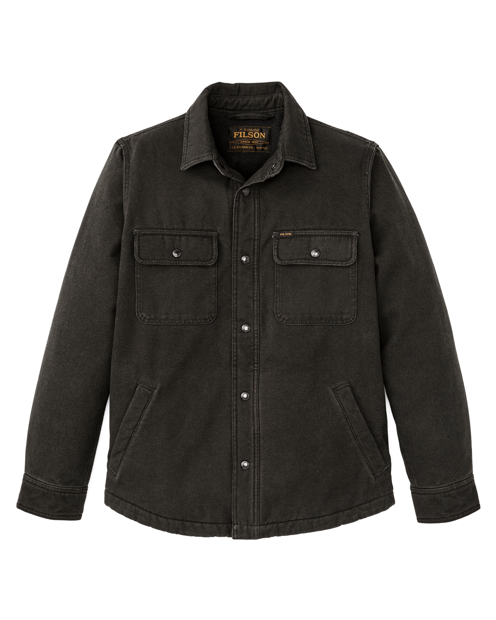 Fleece Lined Jac-shirt - Peat