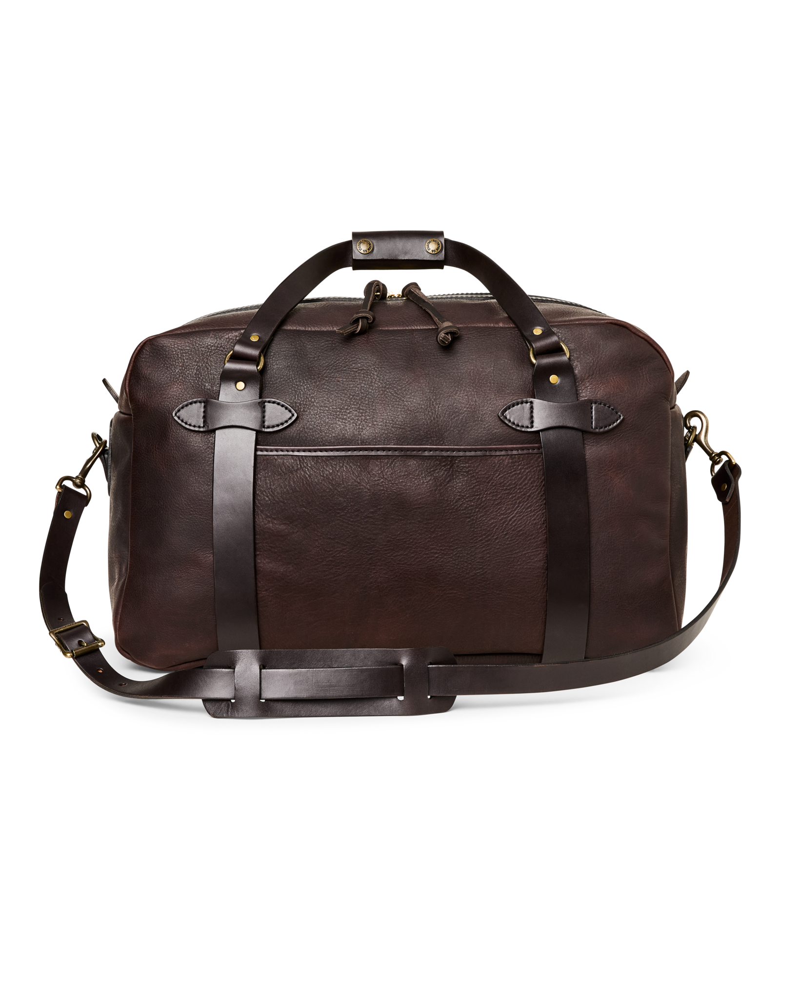 Heritage Leather Medium Duffle Bag - Ballard Brown
