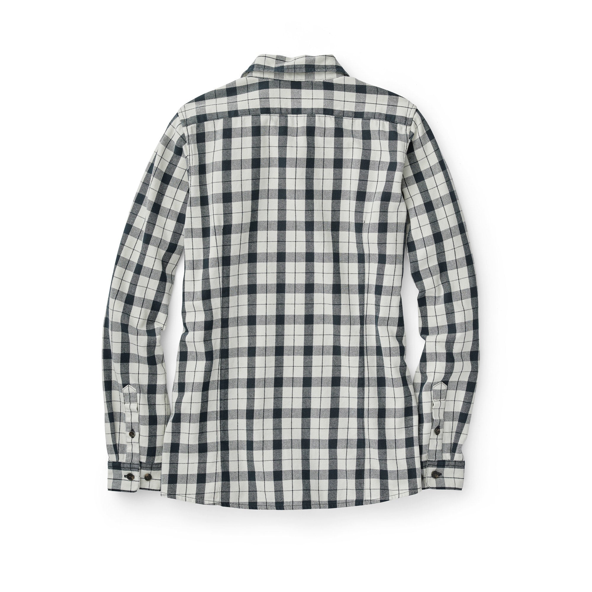 Women's Vintage Wash Alaskan Guide Shirt - Cream/black - Image 4