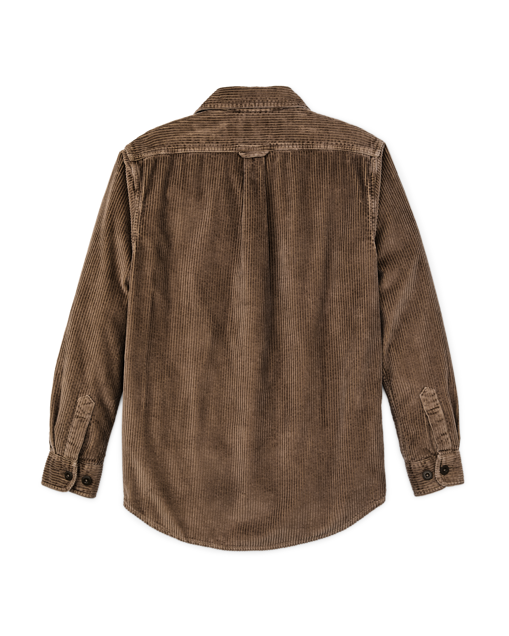 6-wale Corduroy Shirt - Brown - Image 2