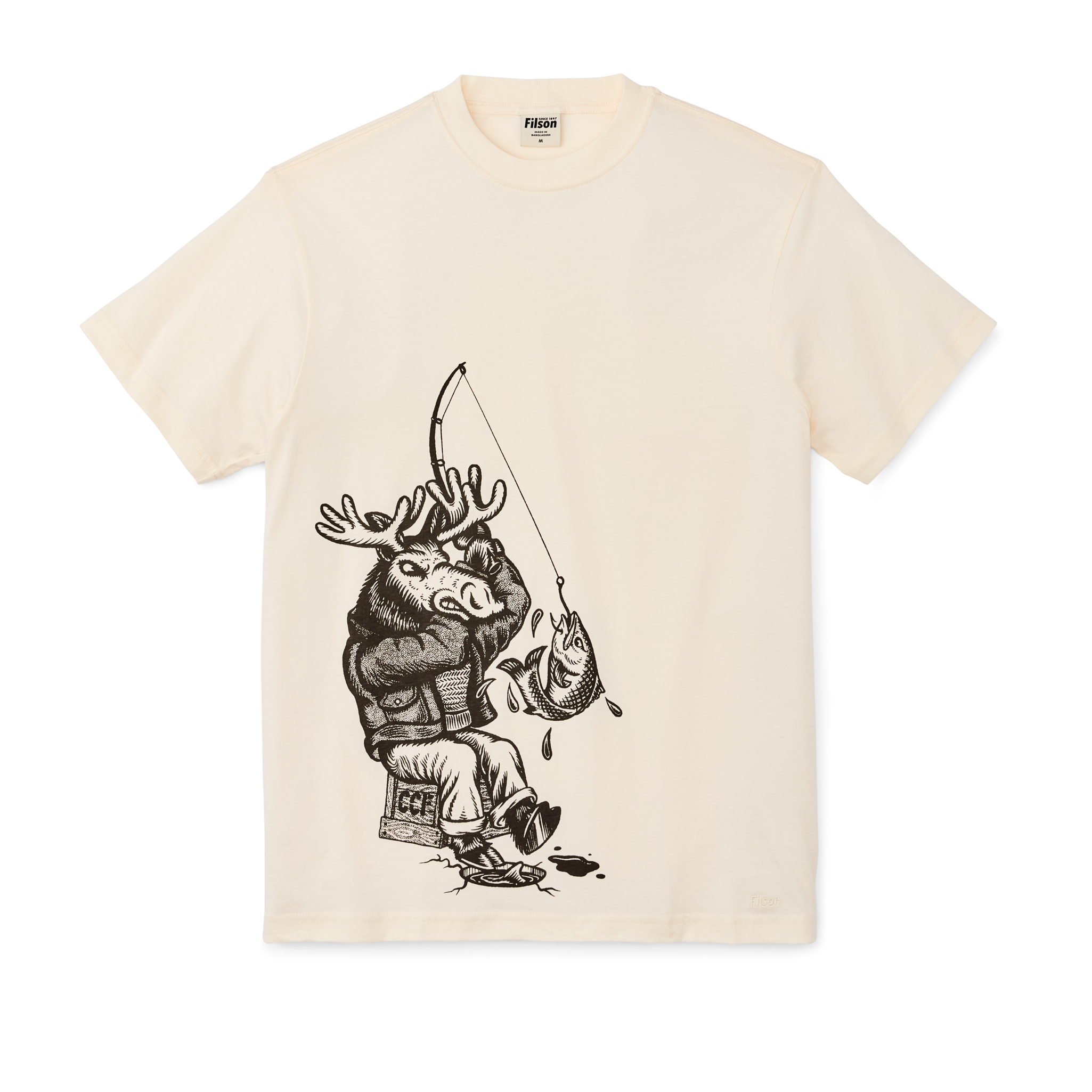 Kyler Martz Graphic T-shirt - White / Moose