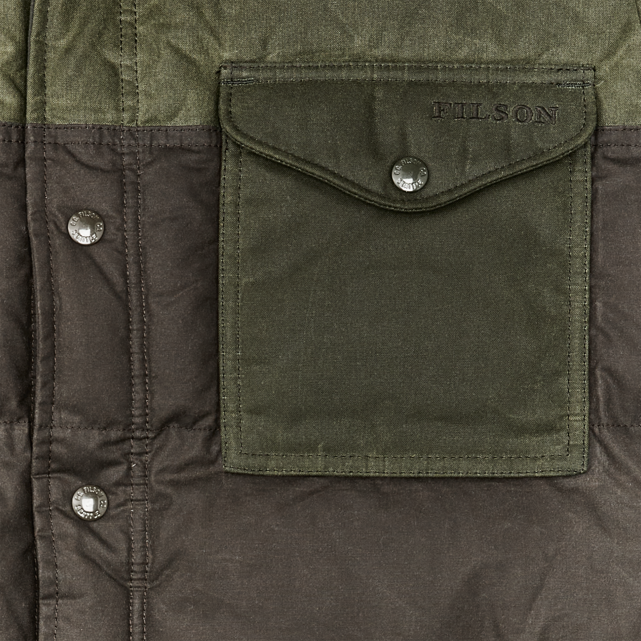 Down Jac-shirt - Otter Green - Image 4