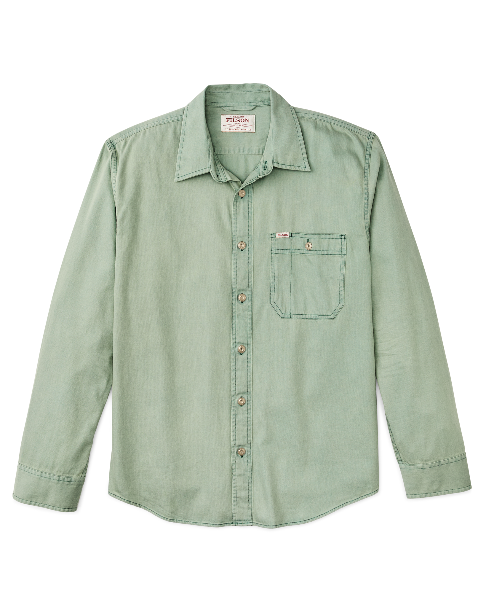 Shipwright Fine Twill Shirt - Flint Green