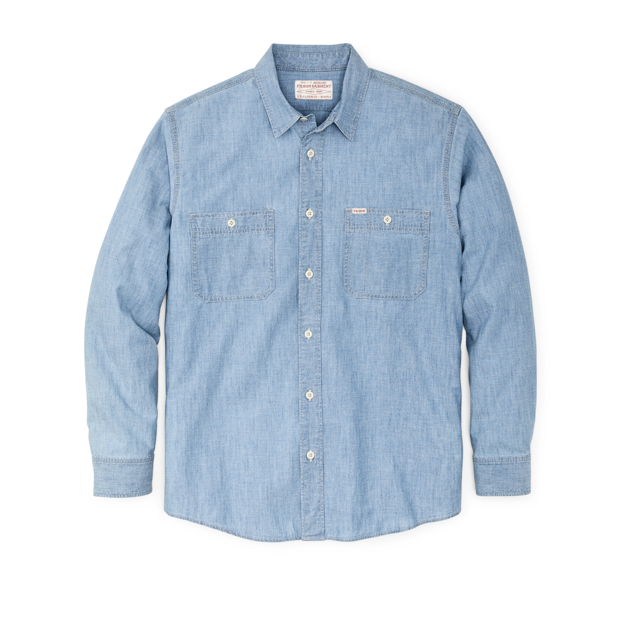 Chambray Cpo Shirt - Light Indigo Chambray