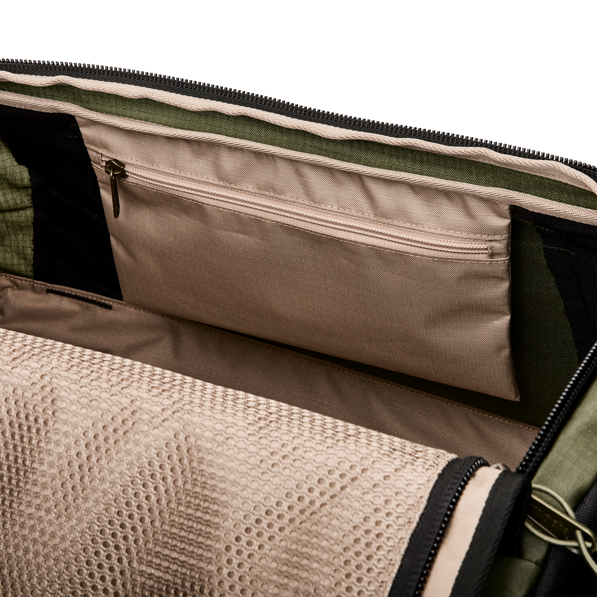 All-Weather 50L Duffle Bag - Olive / Black / Covert - Image 12