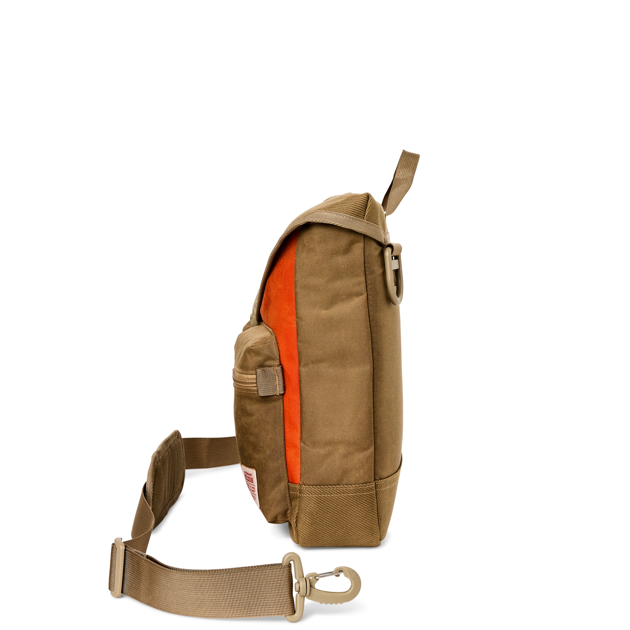 Surveyor Messenger Bag - Dark Tan / Flame - Image 3