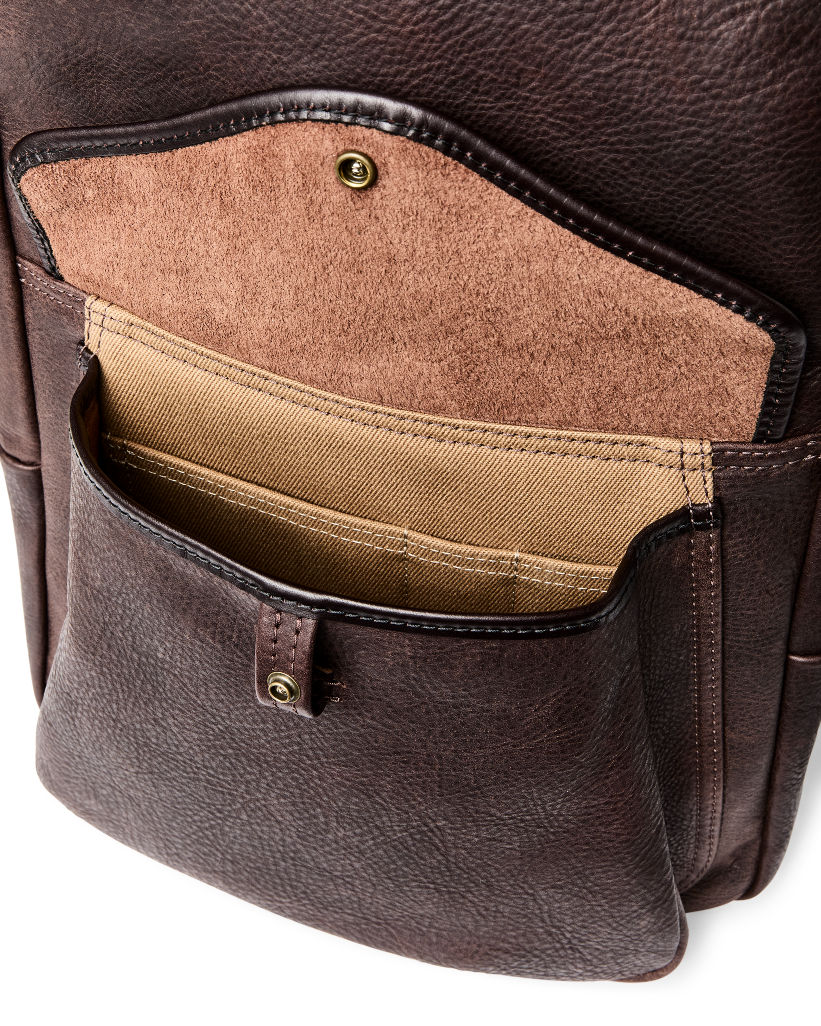 Heritage Leather Journeyman Backpack - Ballard Brown - Image 4