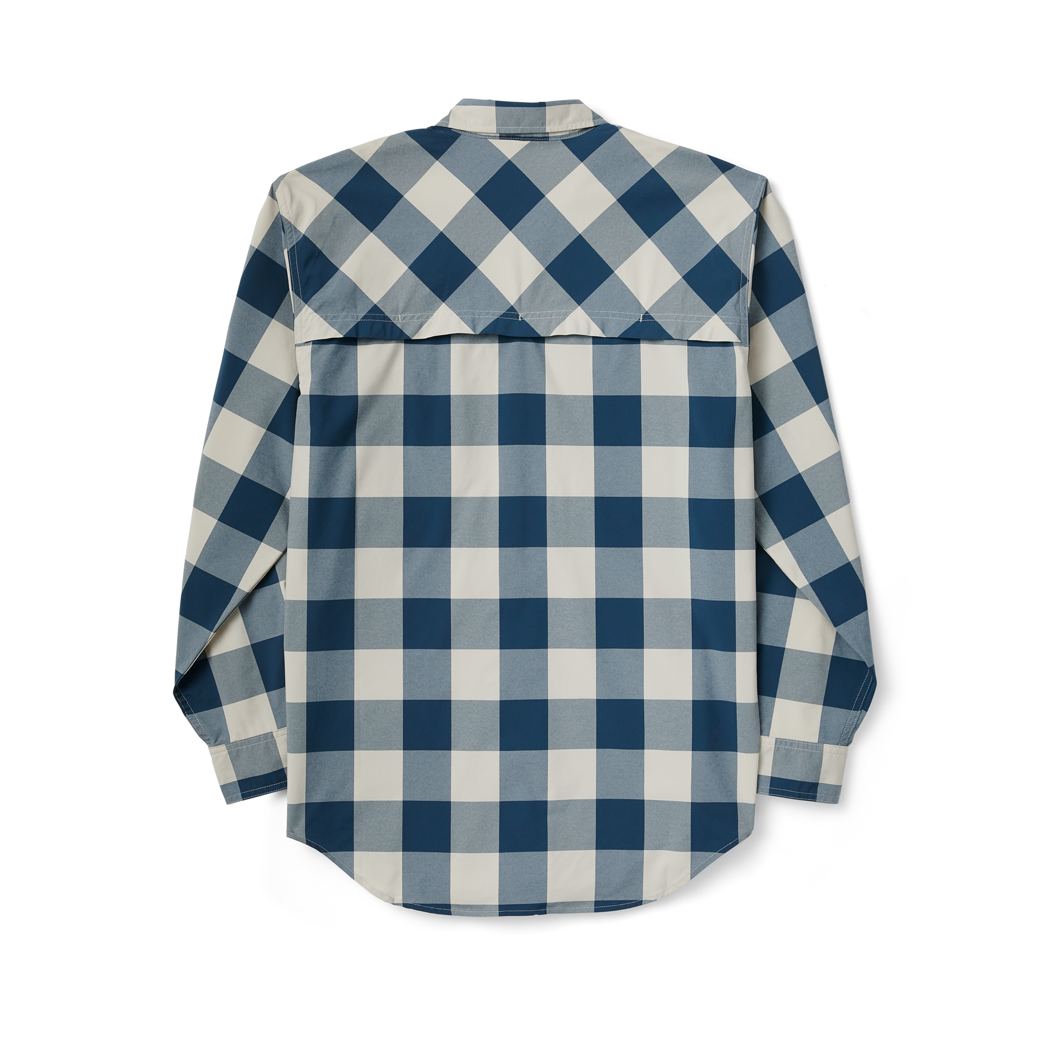 Twin Lakes Sport Shirt - Charcoal / Teal / Cream - Image 2