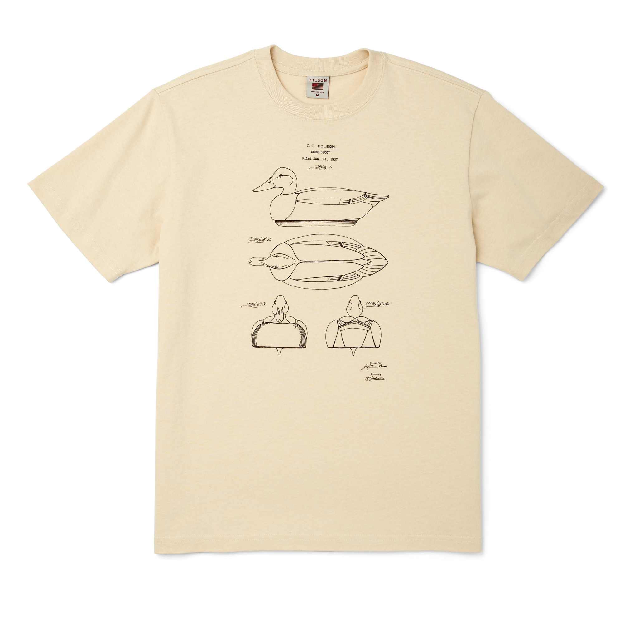 Pioneer Graphic T-shirt - Natural / Decoy