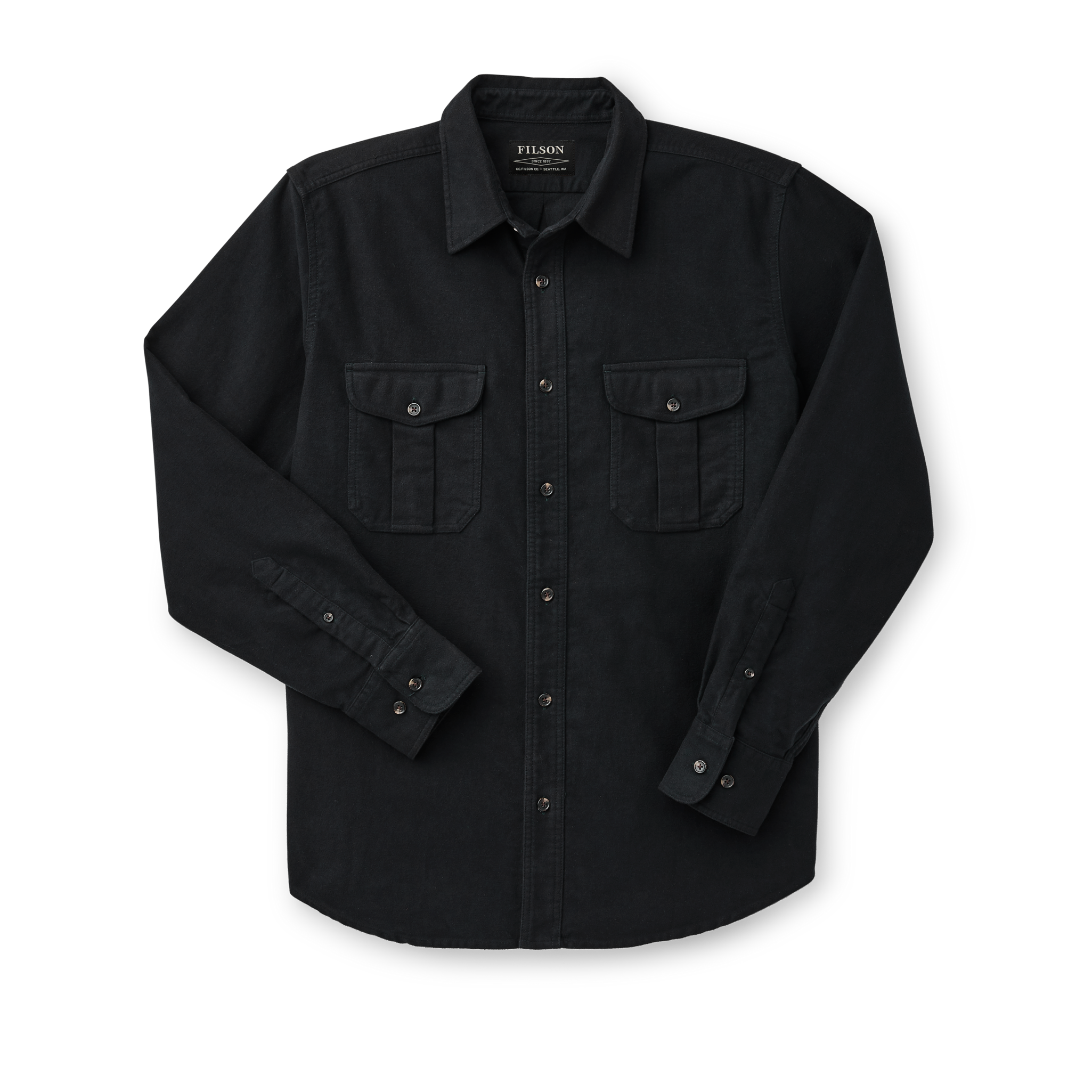 Moleskin Seattle Shirt - Dark Navy - Image 3