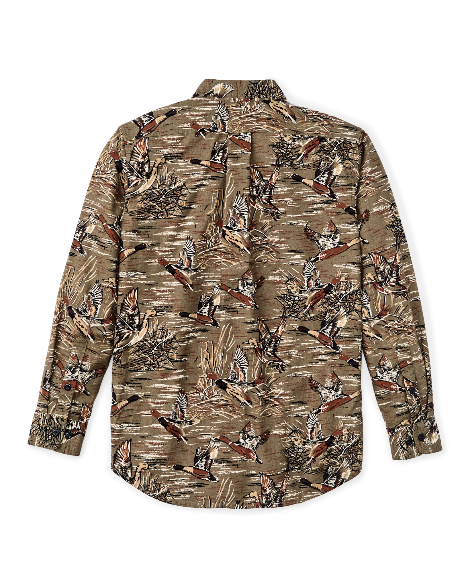 Field Flannel Shirt - Brown / Marsh Mallards - Image 2