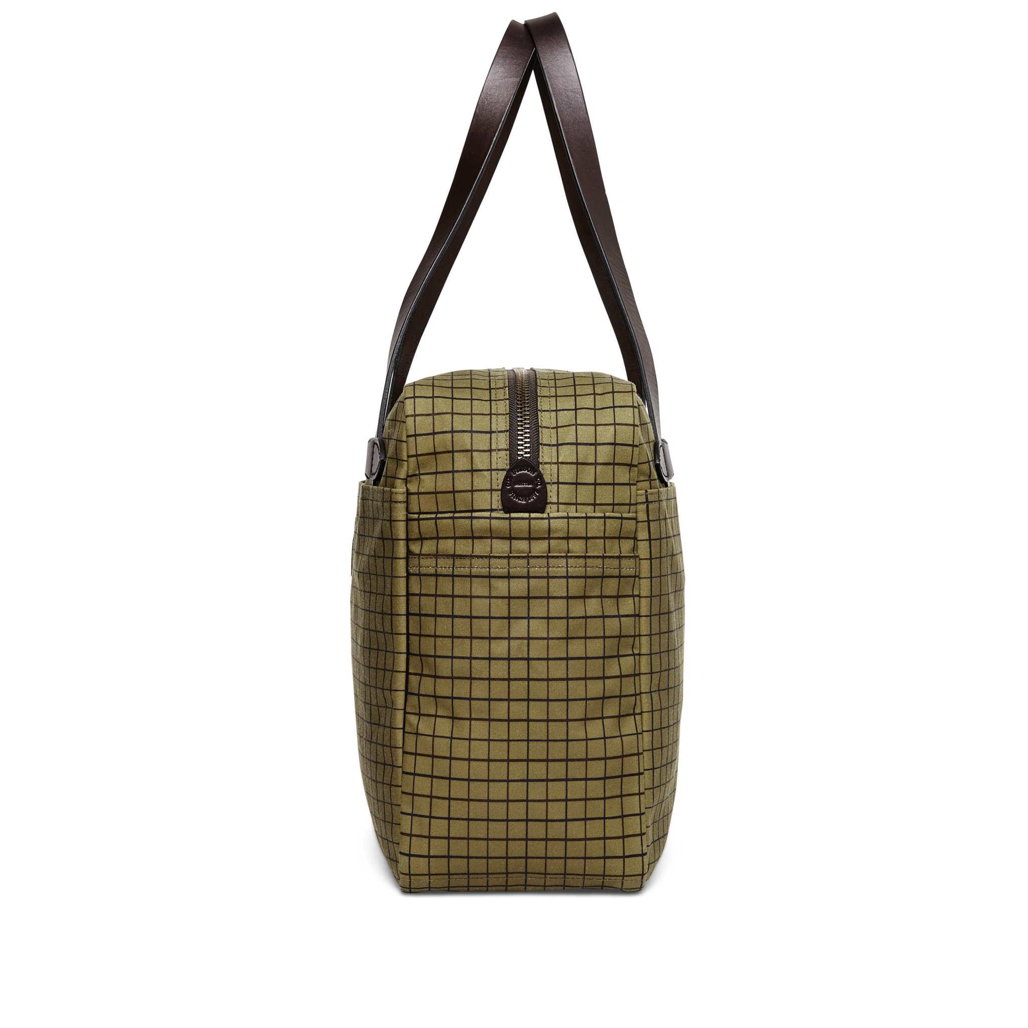 Tin Cloth Zipper Tote Bag - Flyway Green - Image 3