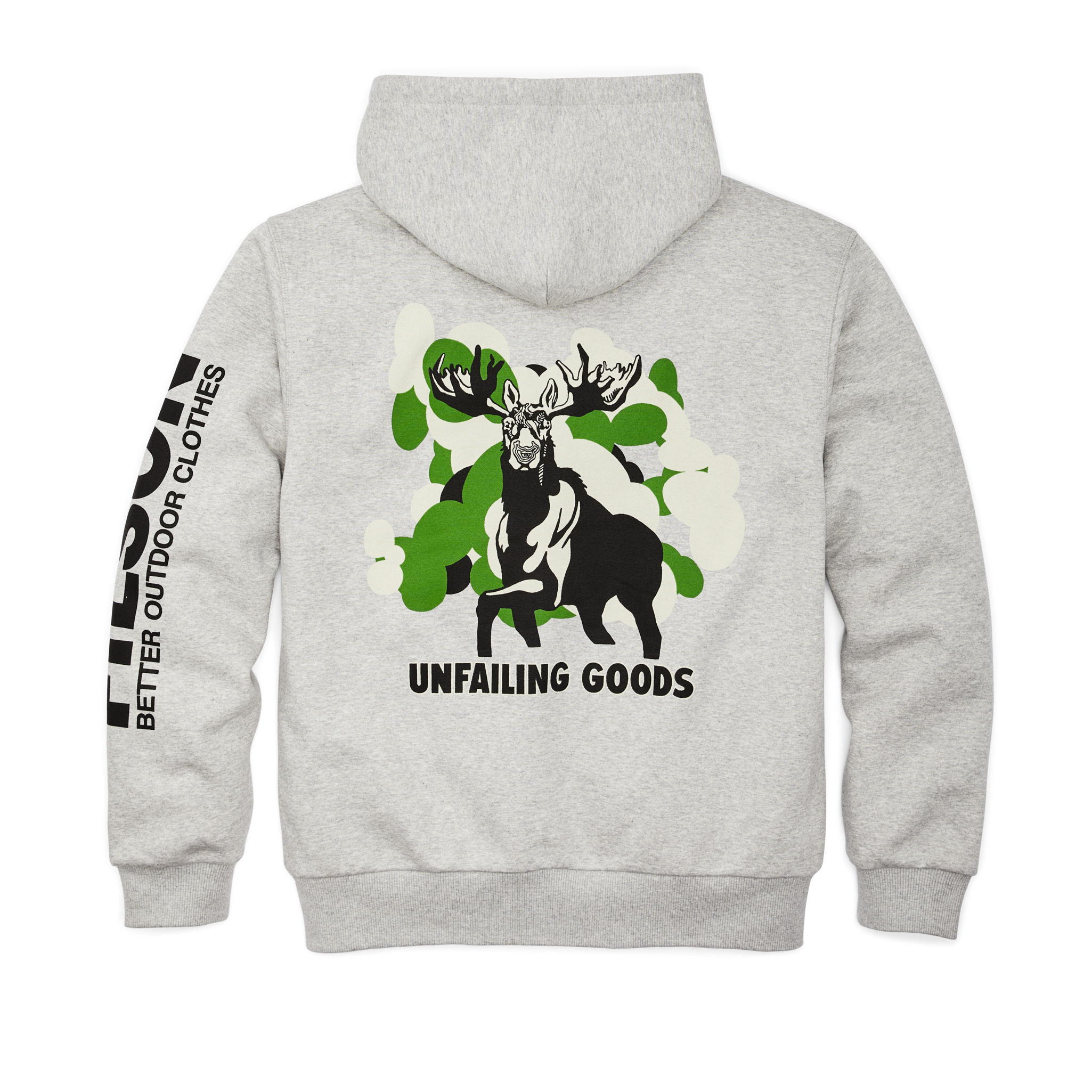 Prospector Graphic Full-zip Hoodie - Light Heather Gray / Game - Image 2