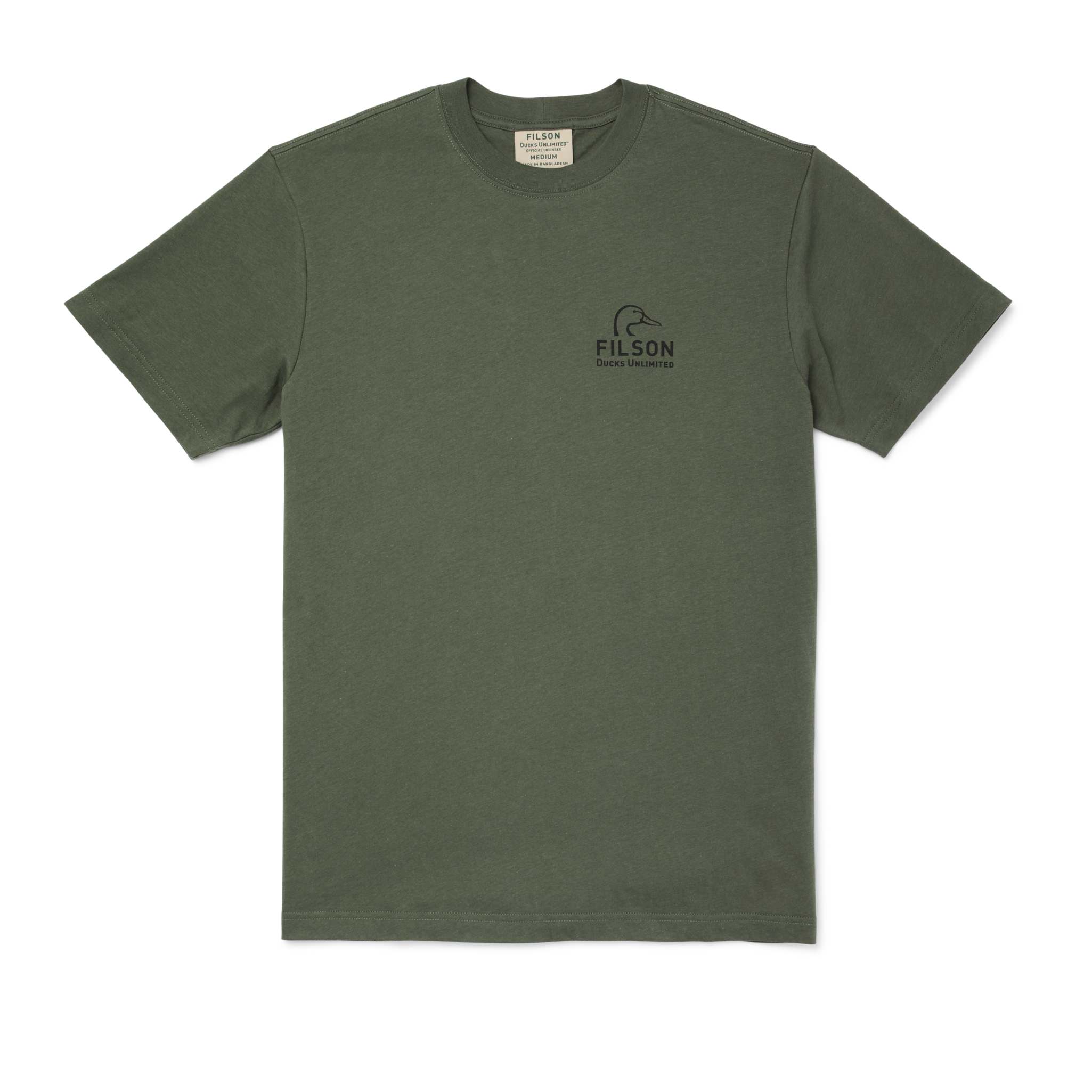 Ducks Unlimited Ranger Graphic T-shirt - Service Green Duck