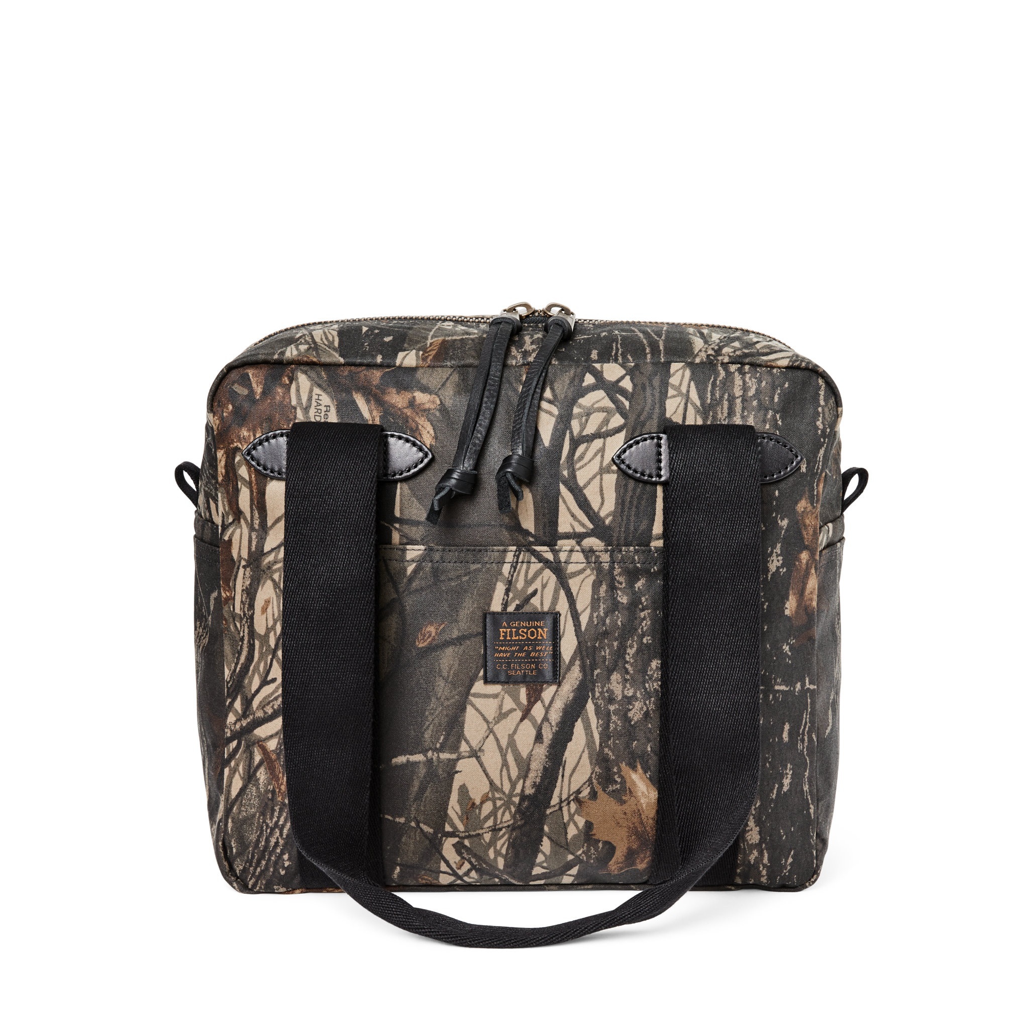 Tin Cloth Zipper Tote Bag - Realtree Hardwoods Camo