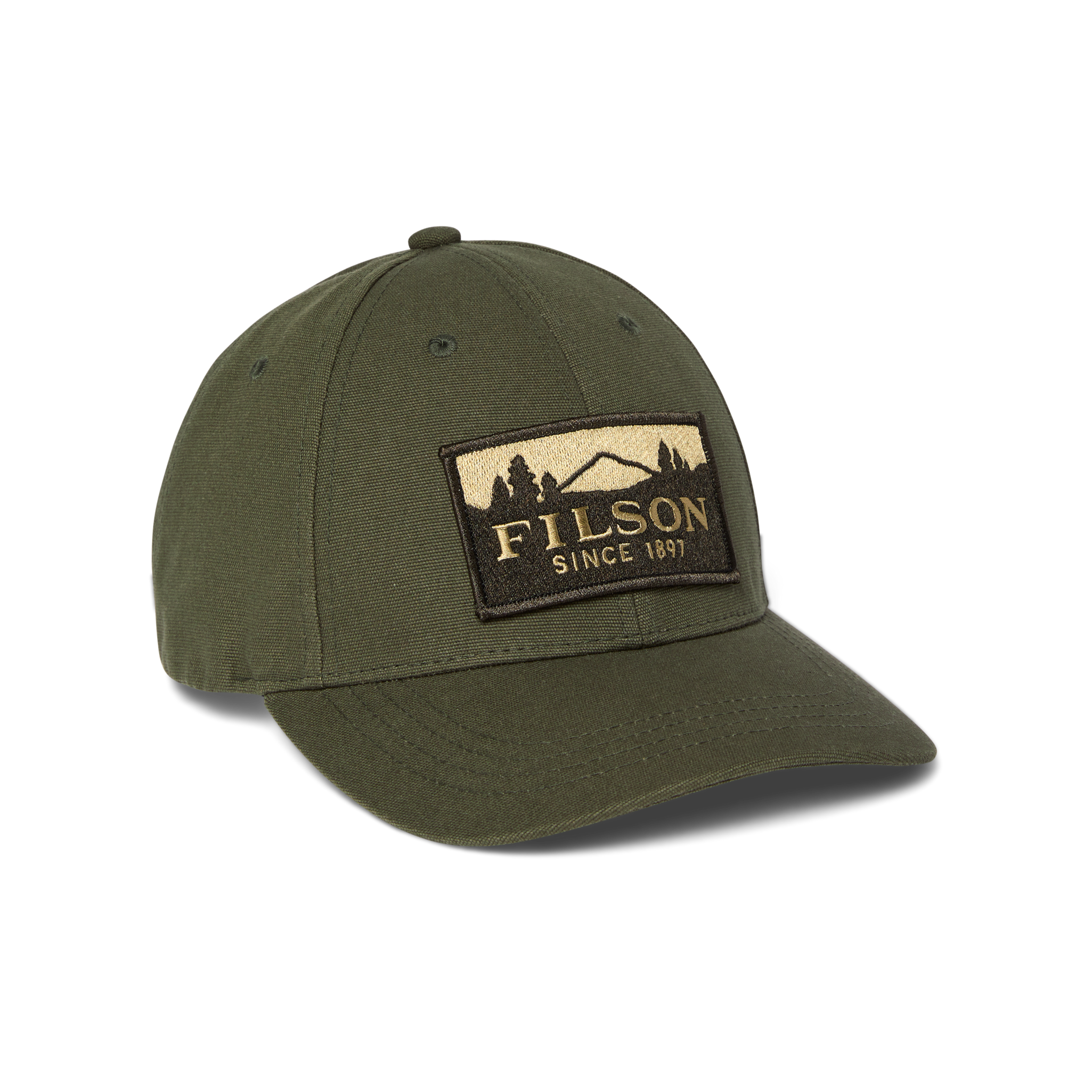 Logger Cap - Dark Olive / Scenic Patch