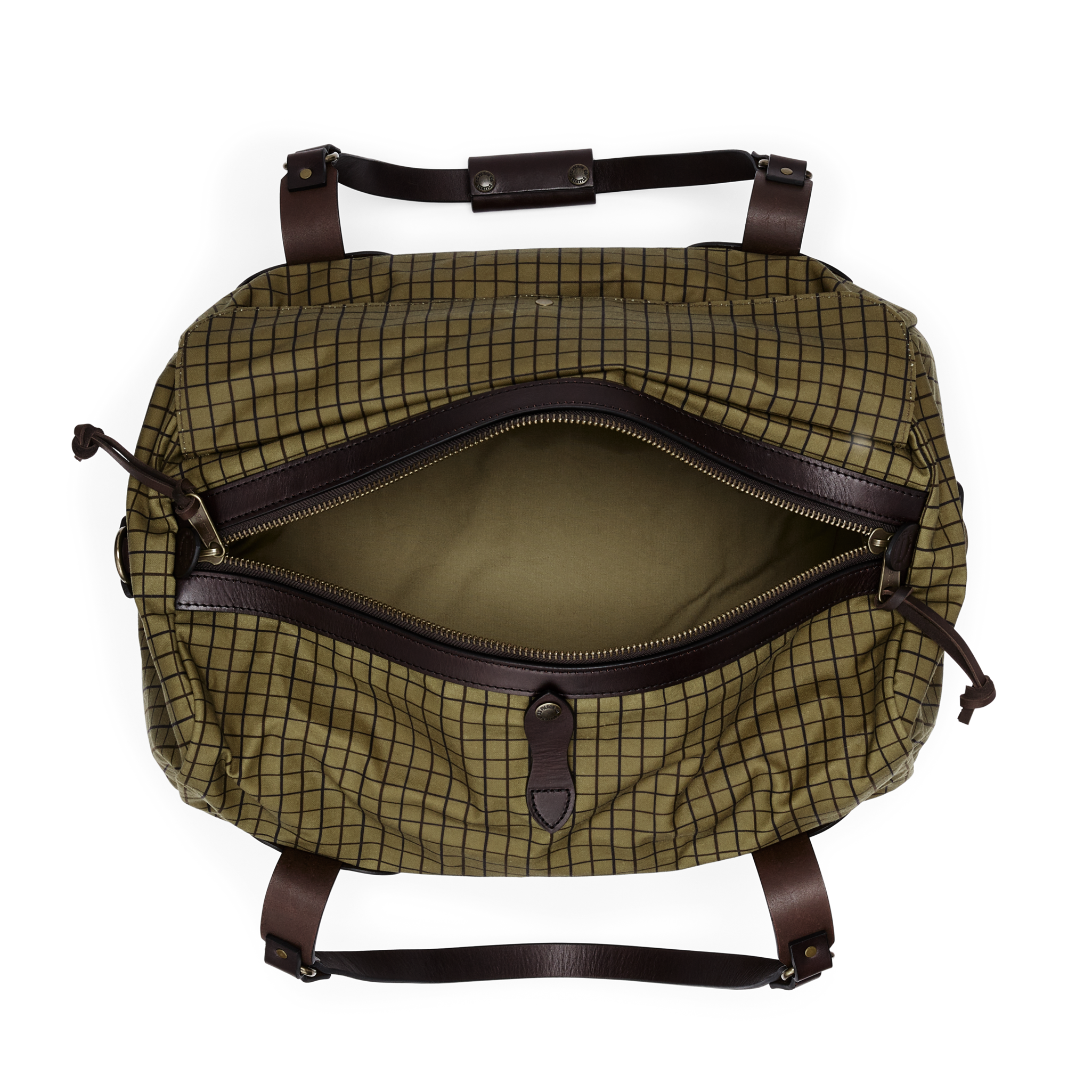 Oil Finish Tin Cloth Duffle - Flyway Green - Image 4