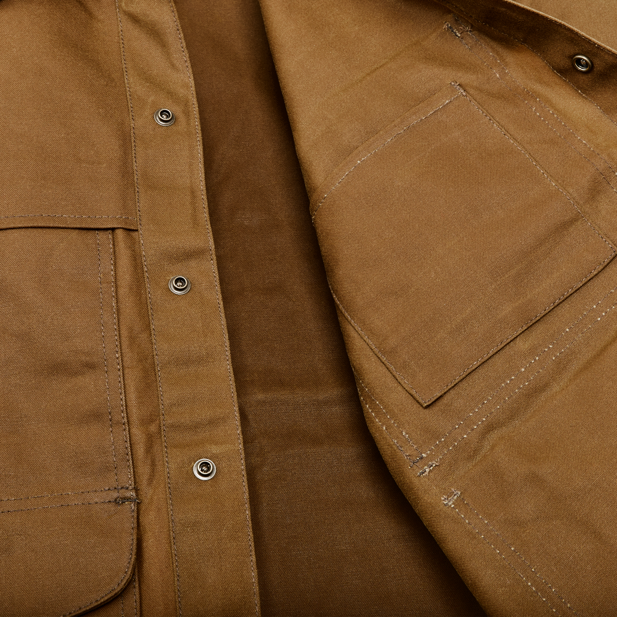 Tin Cloth Cruiser Jacket - Dark Tan - Image 6