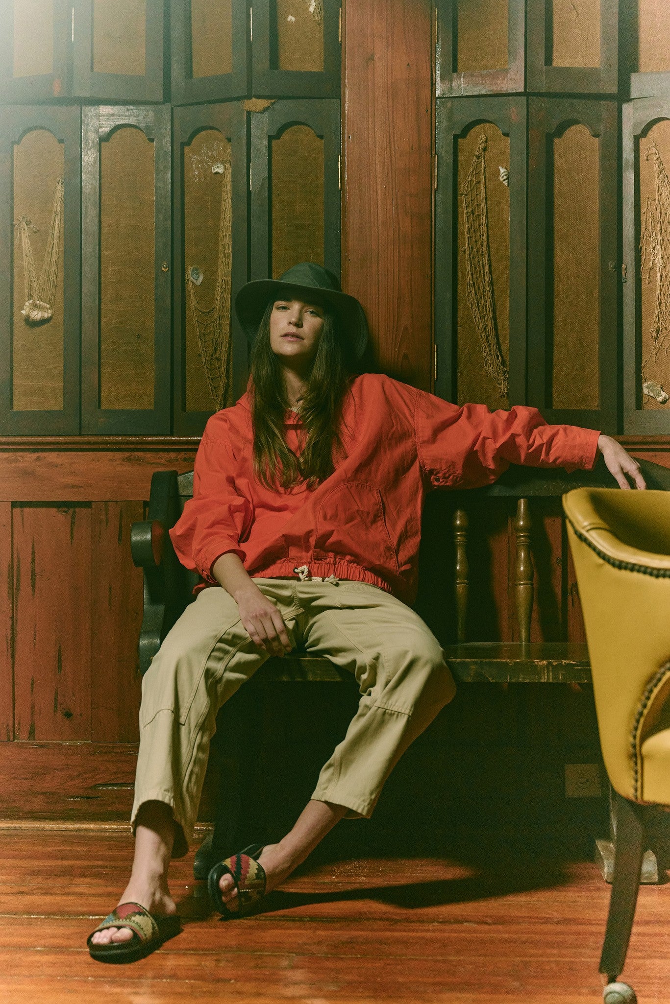 Women's Ranger Hooded Popover - Flame - Image 2