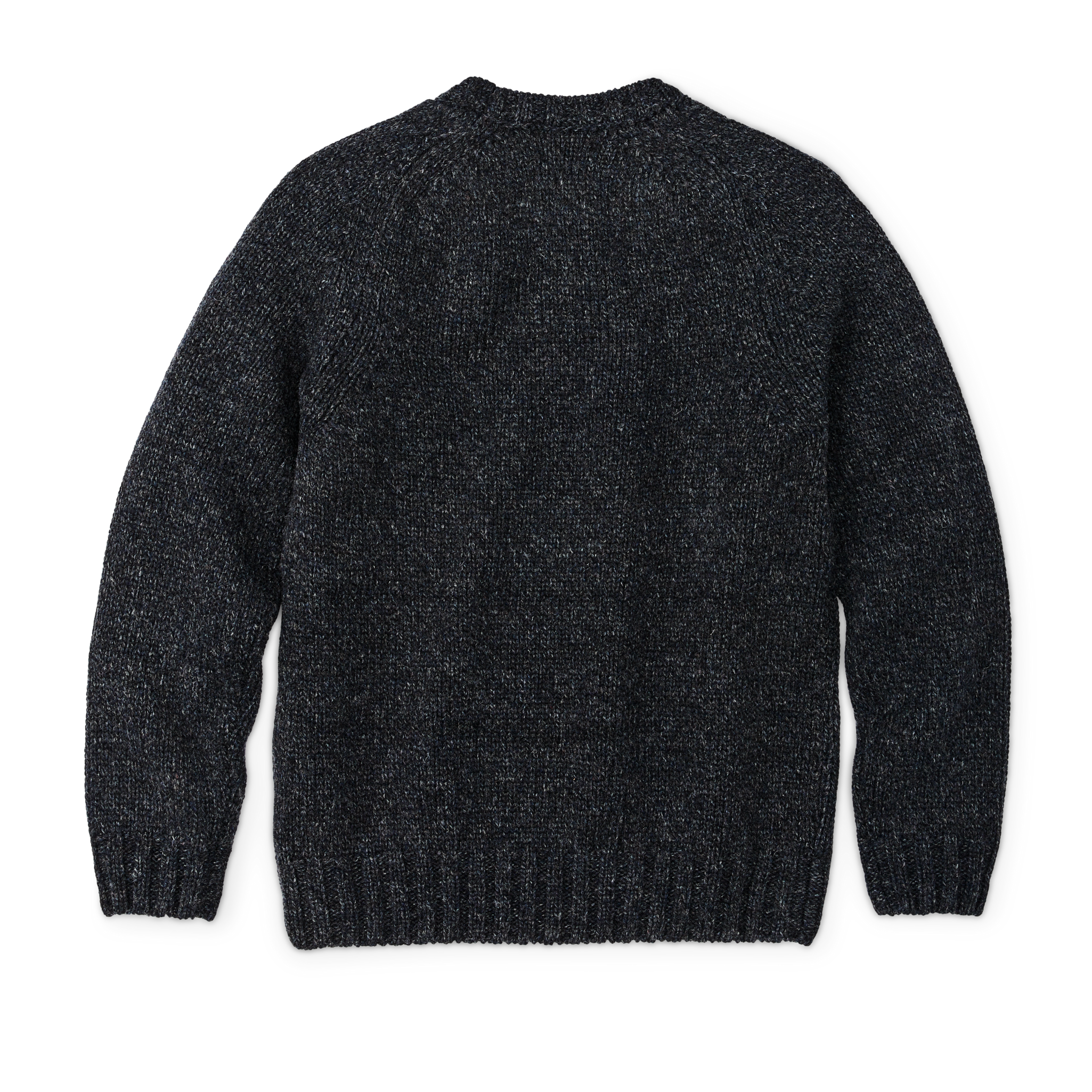 Heritage 3-gauge Wool Sweater - Slate / Navy Melange - Image 2