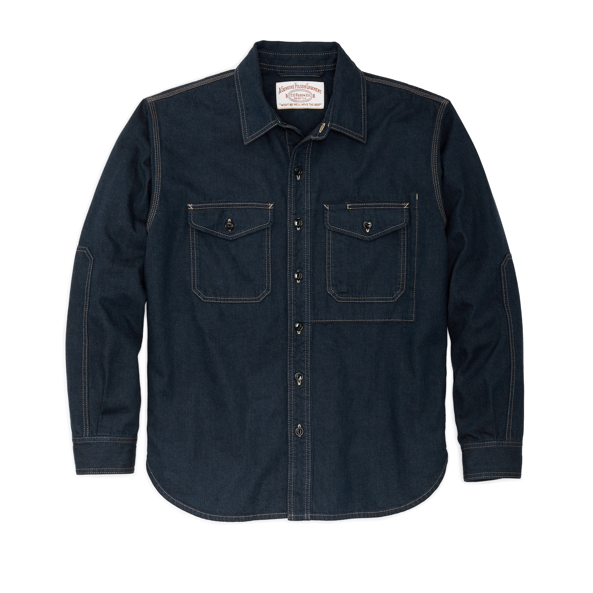 Denim Work Shirt - Mid-wash Indigo