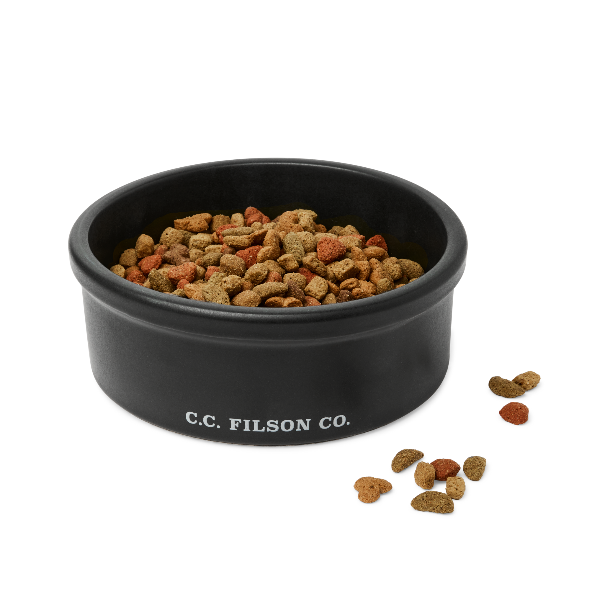 Stoneware Dog Bowl - Faded Black - Image 3