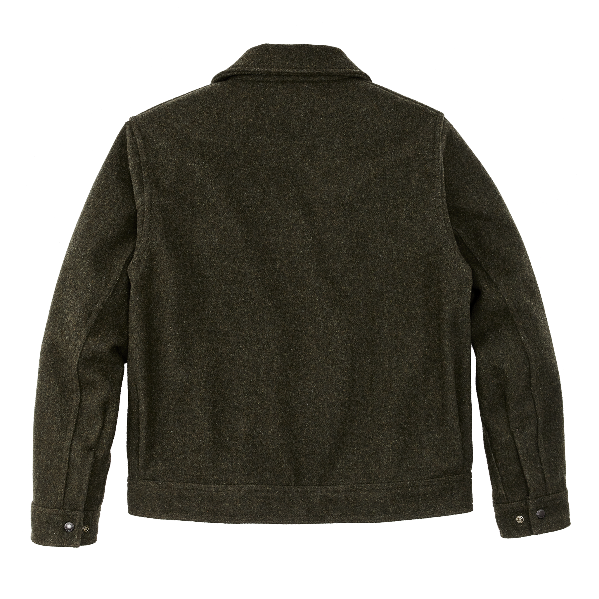 Mackinaw Wool Work Jacket - Forest Green - Image 2