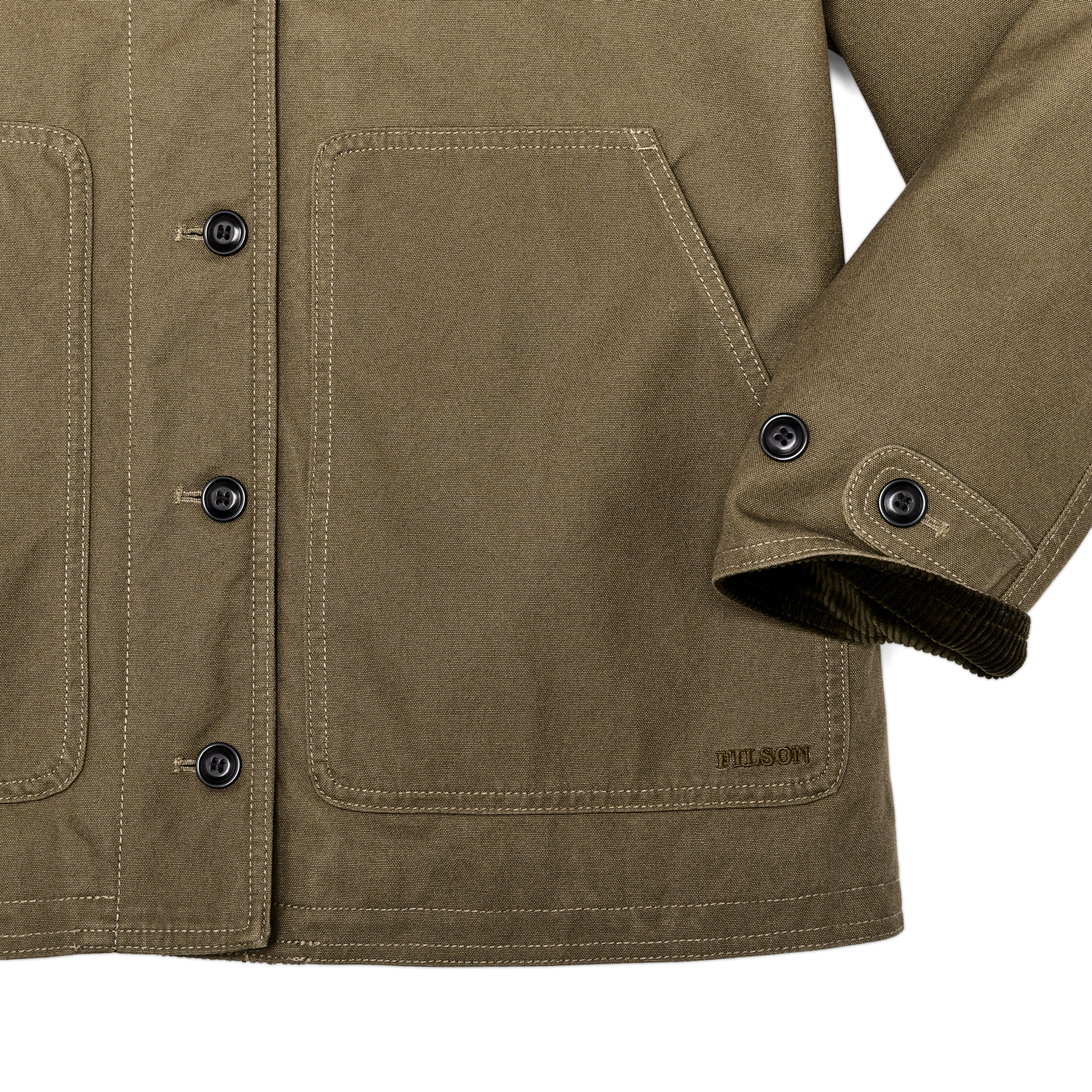 Women's Dry Tin Barn Coat - Marsh Olive - Image 4
