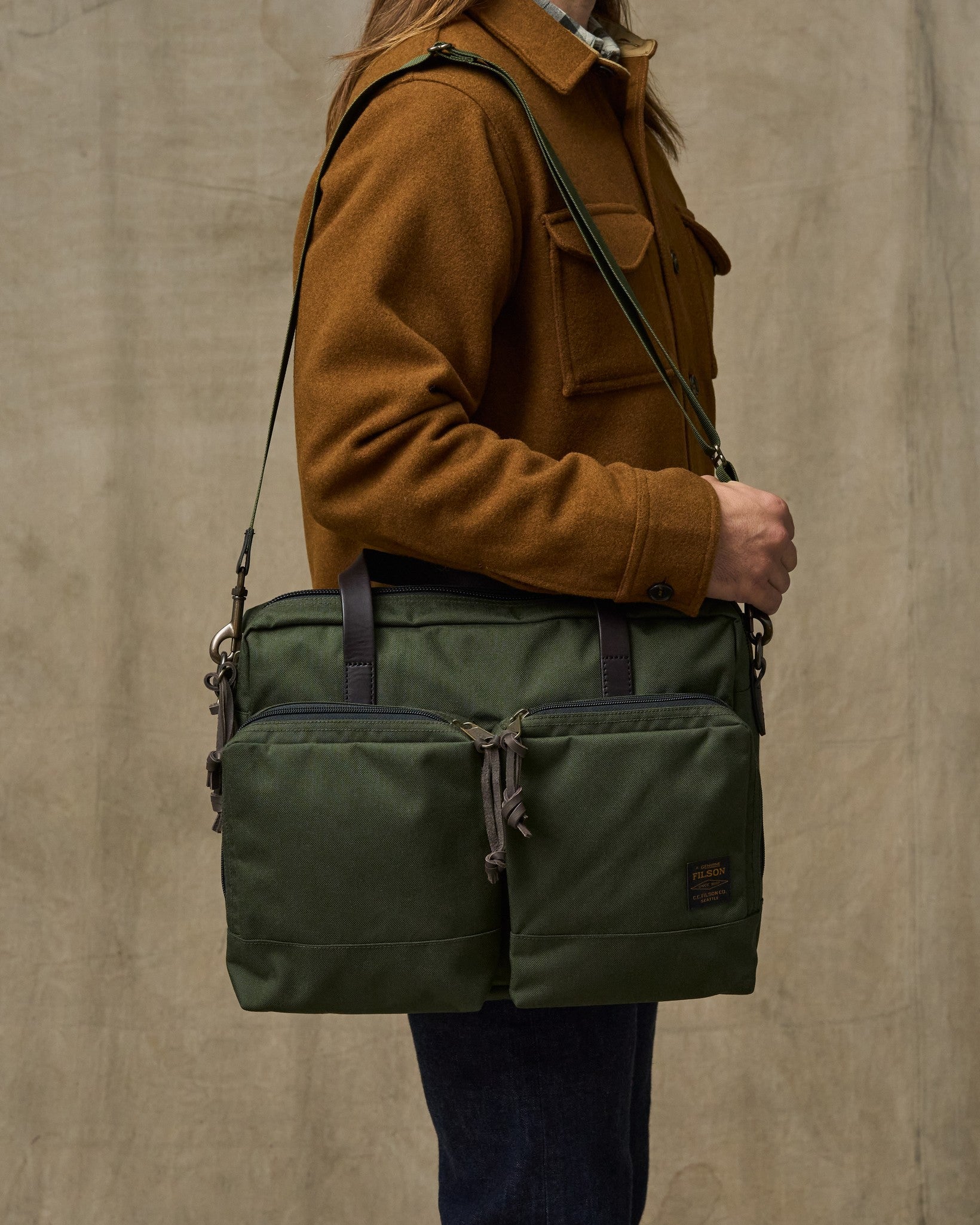 Dryden Briefcase - Otter Green