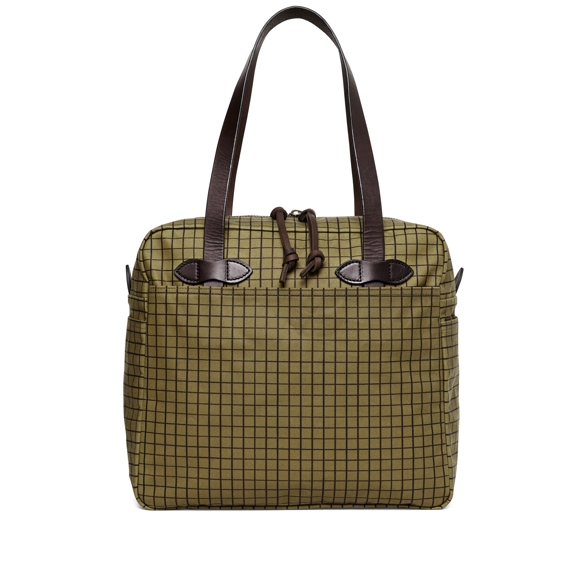 Tin Cloth Zipper Tote Bag - Flyway Green - Image 2