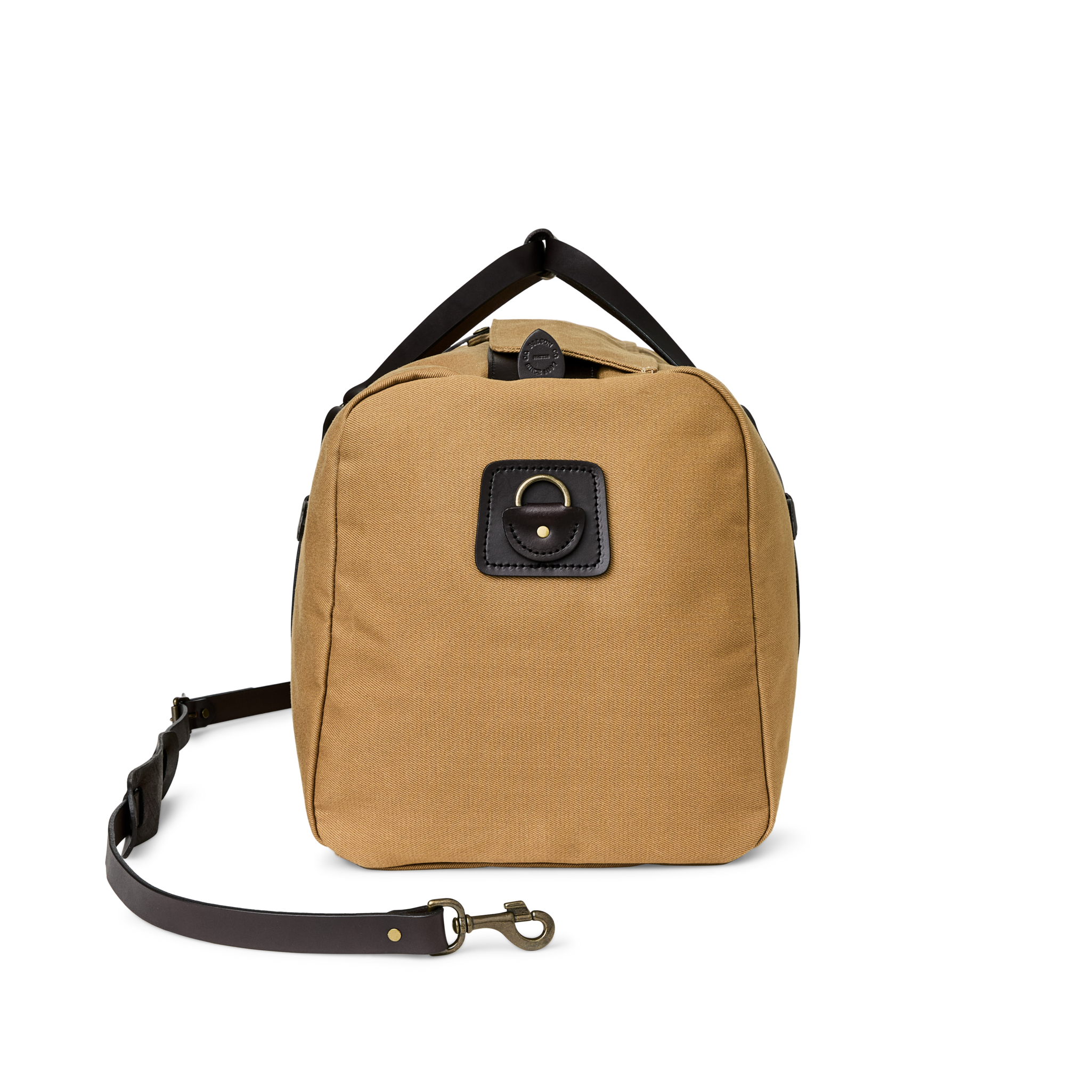 Large Rugged Twill Duffle Bag - Tan - Image 3