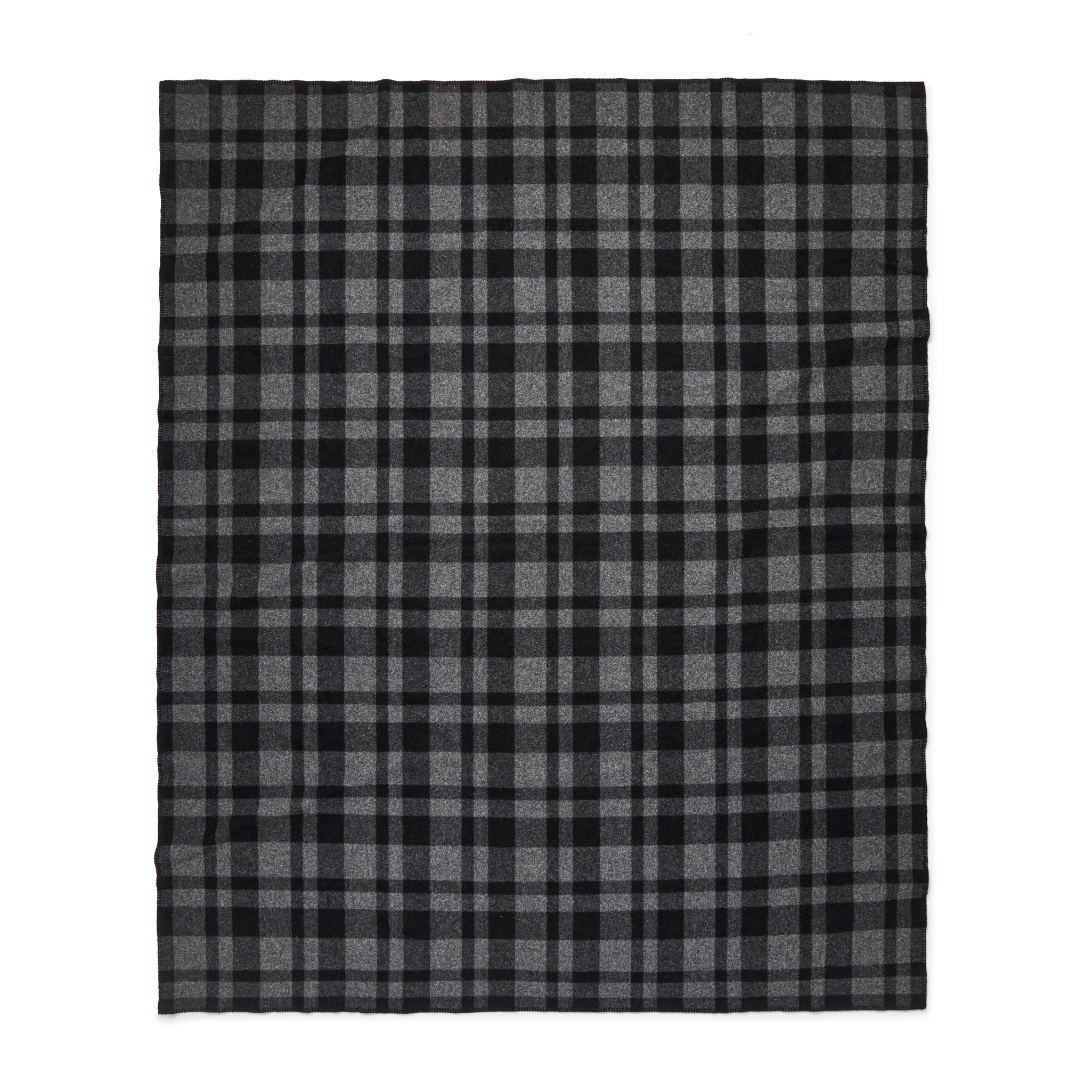Mackinaw Wool Blanket - Charcoal Black - Image 3