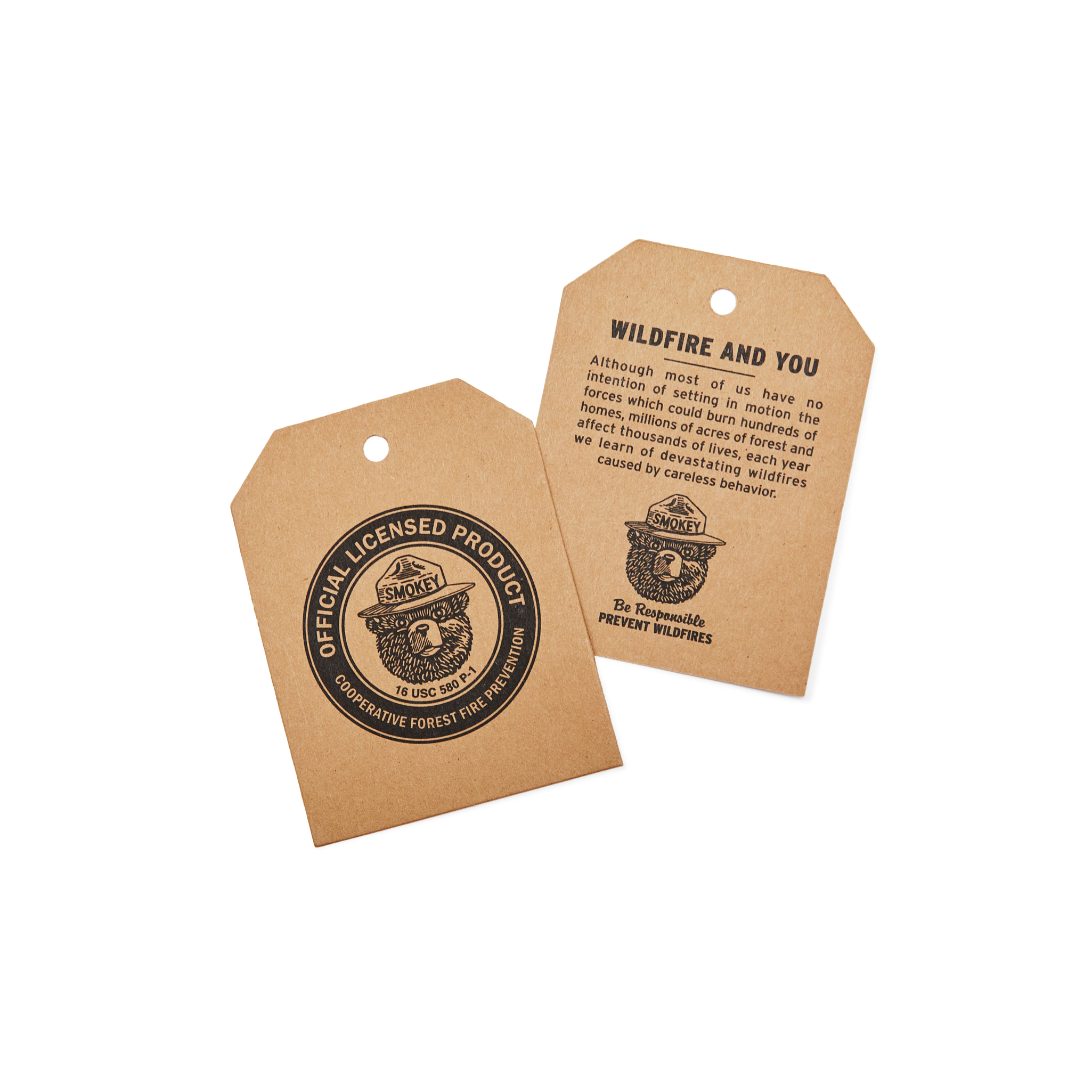 Smokey Bear Logger Cap - Forest Green / Smokey Star - Image 4