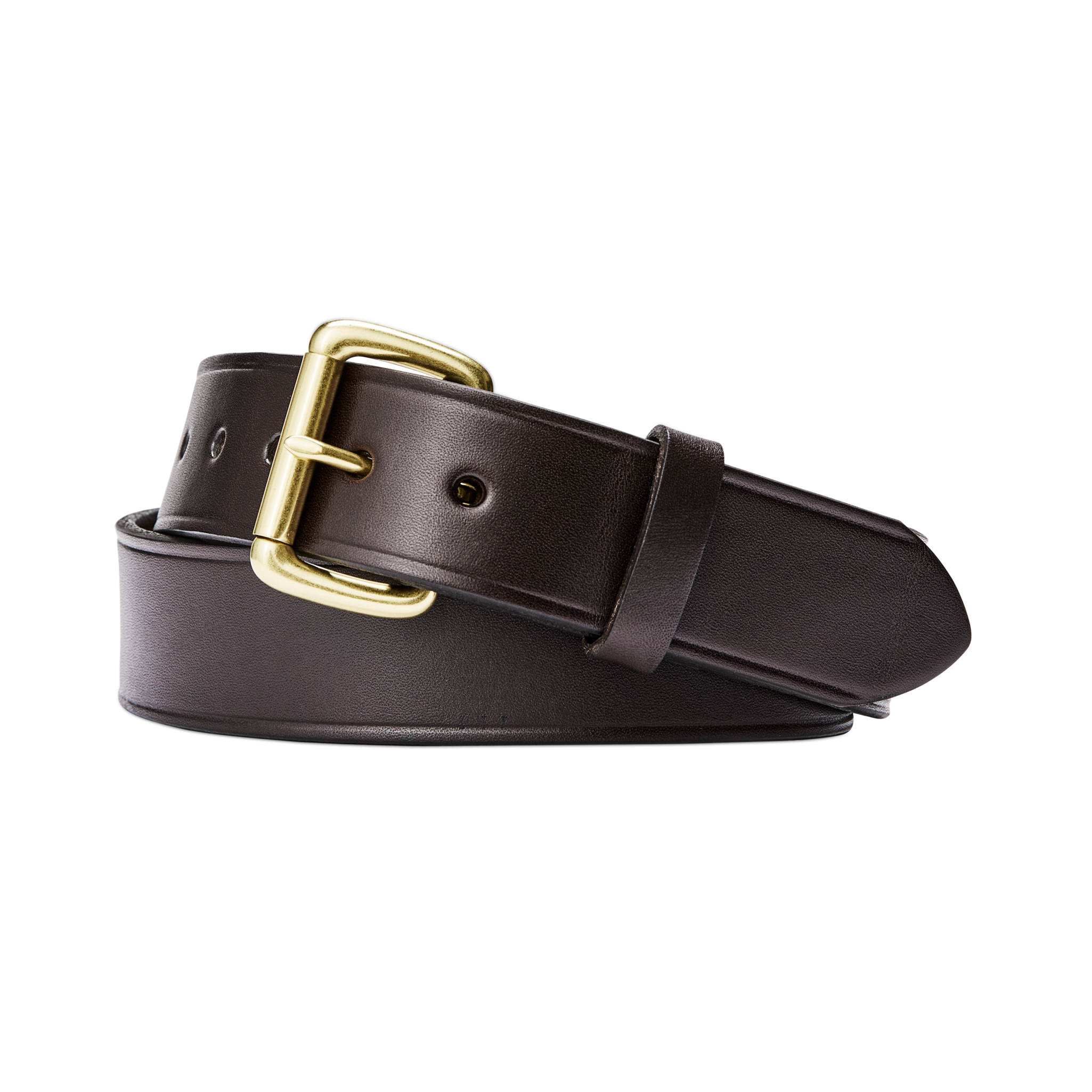 1.5" Bridle Leather Belt - Brown Leather - Image 2