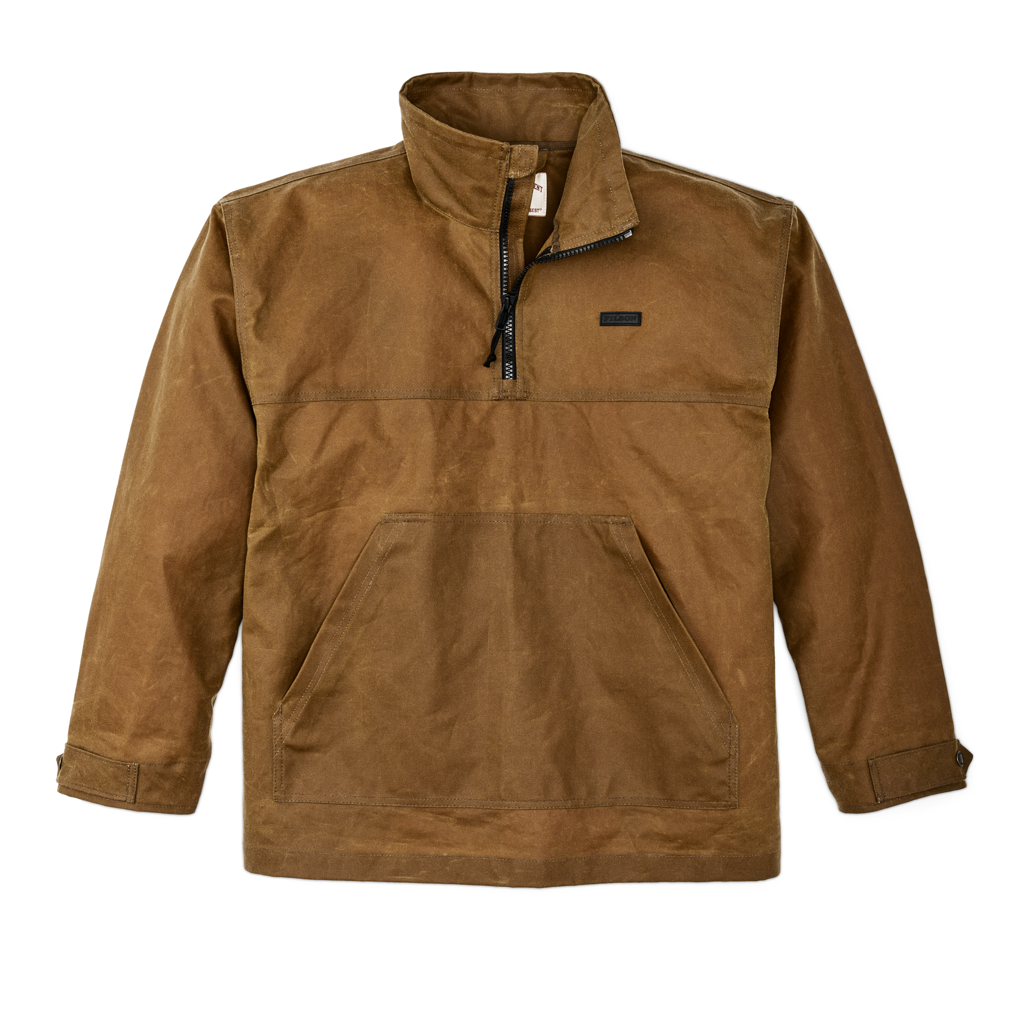 Tin Cloth Quarter Zip Pullover - Dark Tan