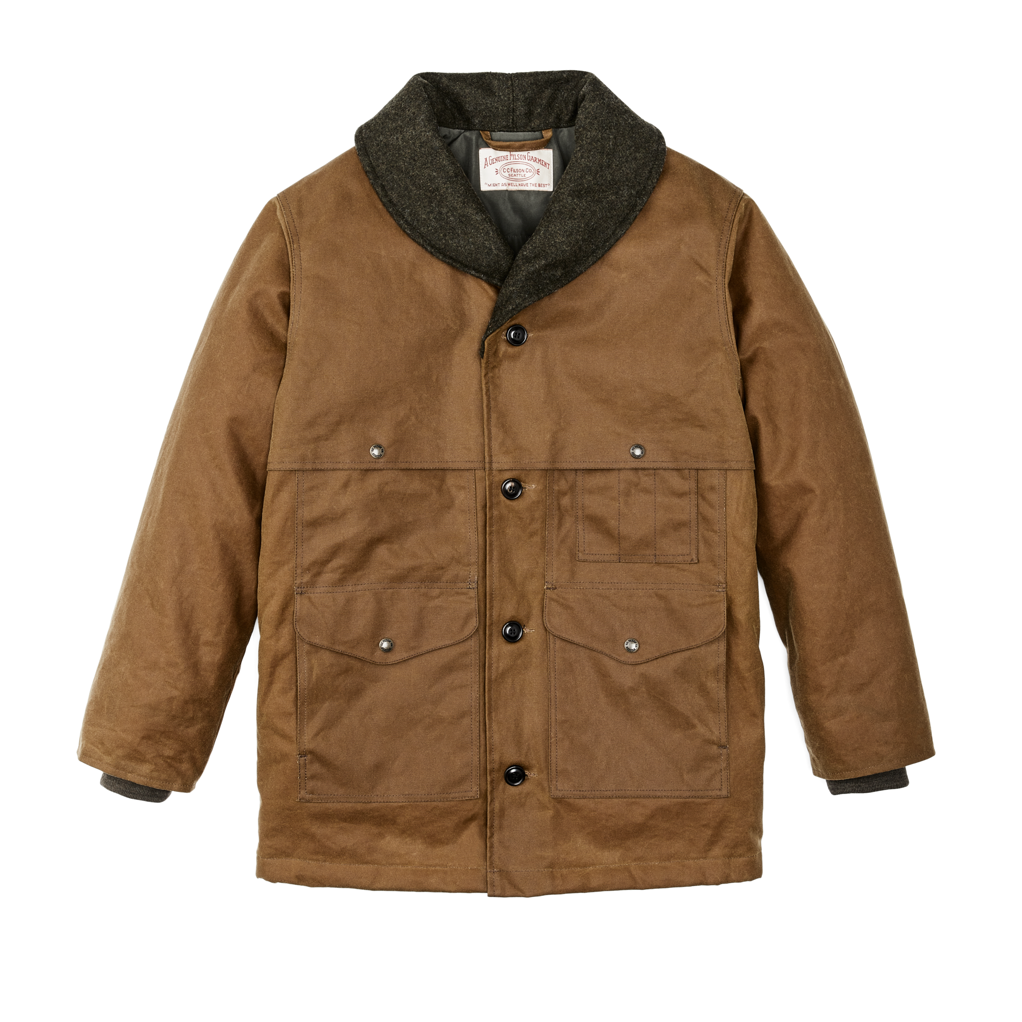 Tin Cloth Insulated Packer Coat - Dark Tan