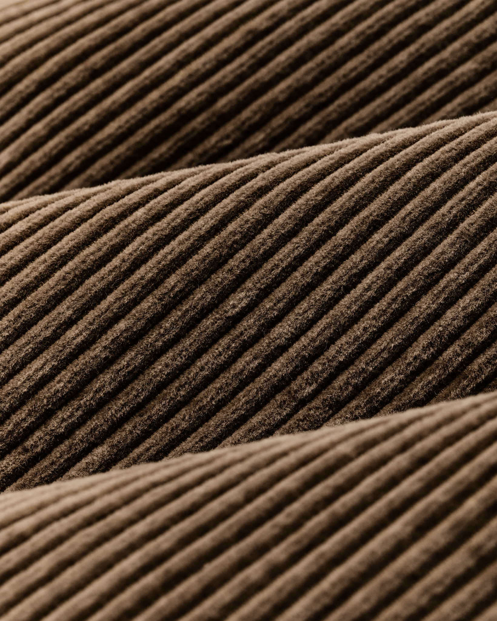 6-wale Corduroy Shirt - Brown - Image 5