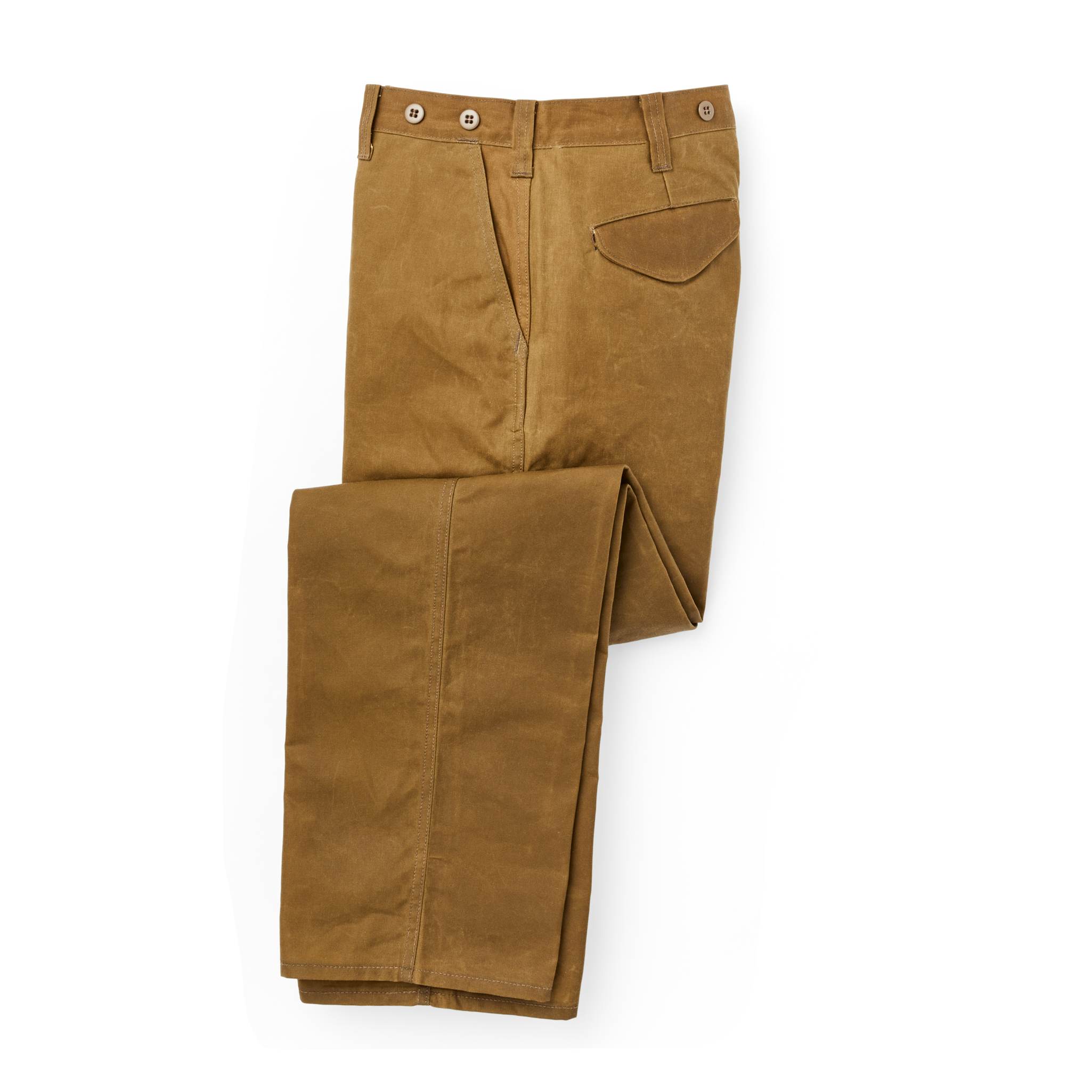 Oil Finish Single Tin Cloth Pants - Dark Tan - Image 6