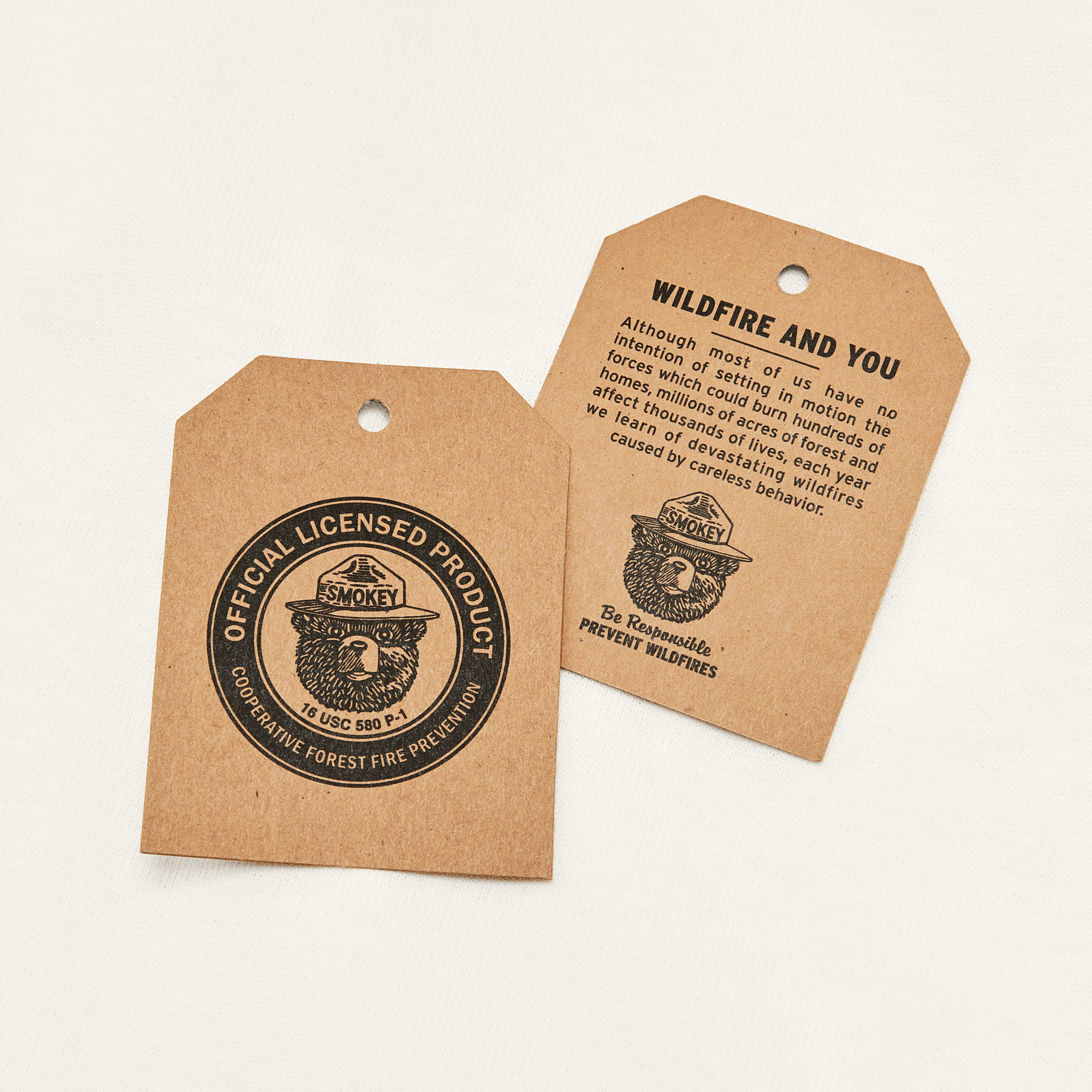 Smokey Bear Pioneer T-shirt - Birch / Only You - Image 4